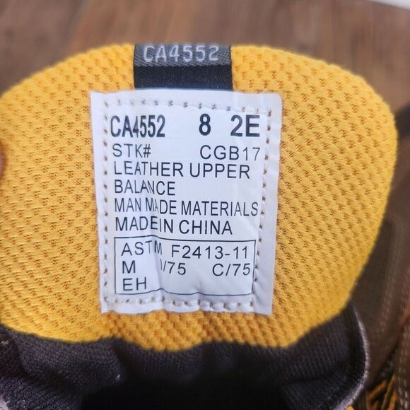 Carolina CA4552 Waterproof Composite Toe 4x4 Hiker Work Boots Mens Sz 8 EE Wide - Picture 10 of 11